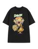 Scooby Doo Black Ruh-Roh! Short Sleeved 100% Cotton T-shirt Mens Tees Top Unisex