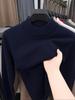 Men's High Neck Wool Sweater - Warm, Versatile Knitwear for Autumn & Winter