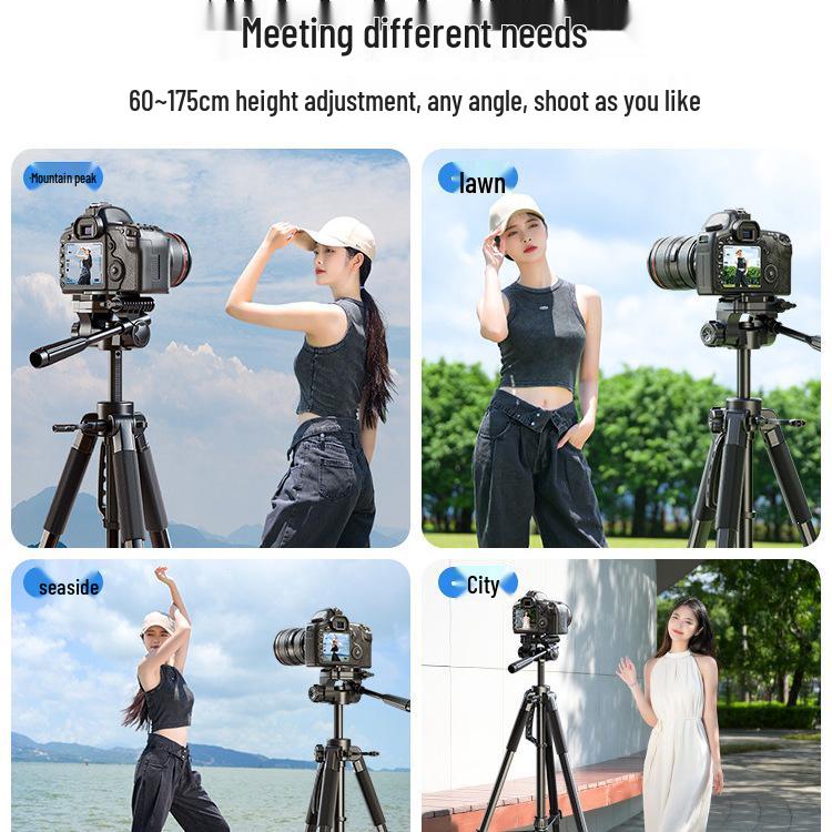 DSLR/Mirrorless Camera Tripod with Ball Head for Live Streaming and Photography Shoots
