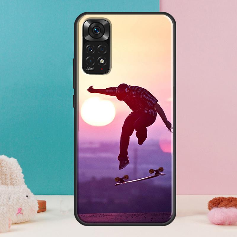 Cool Skate Case For Xiaomi Redmi Note 14 13 Pro 12 11 9 10 9S 10S 11S 12S Redmi 14C 13C 10C 12C Cover