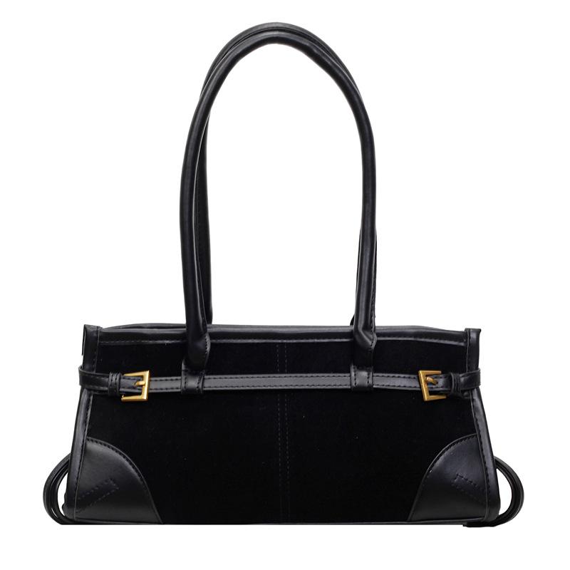 Suede Bag Women's Autumn and Winter 2025 New Retro Matte Messenger Bag High-end Foreign Style Portable Tote Bag