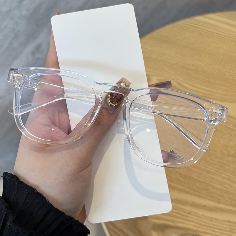 Blue Light Blocking Glasses Women Men Simple Fashion Square Eyewear Commute Female Male Clear Anti Radiation Filter Glasses