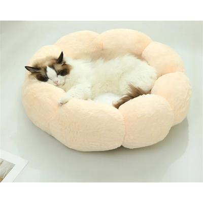 Pet Litter, Round Flower Litter, Cat Warm In Winter, Plush Cat Litter, Four Seasons Universal Kennel