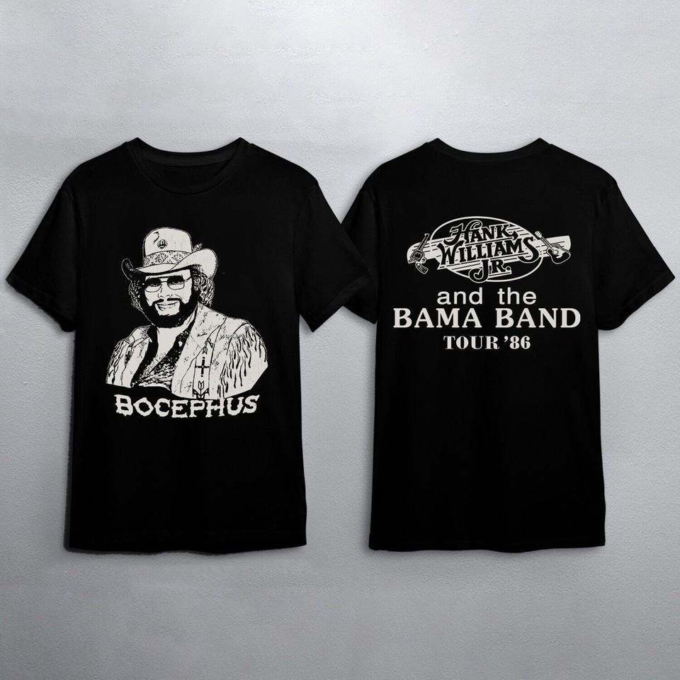 Hank Williams Jr Bocephus Tour T-Shirt Vintage Style Gift For Fan All Size S-5XL