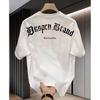 American Trendy Brand Pure Cotton Men'S Printed Short-Sleeved T-Shirt Trendy Men'S And Women'S Versatile Round Neck T-Shirt Men'S