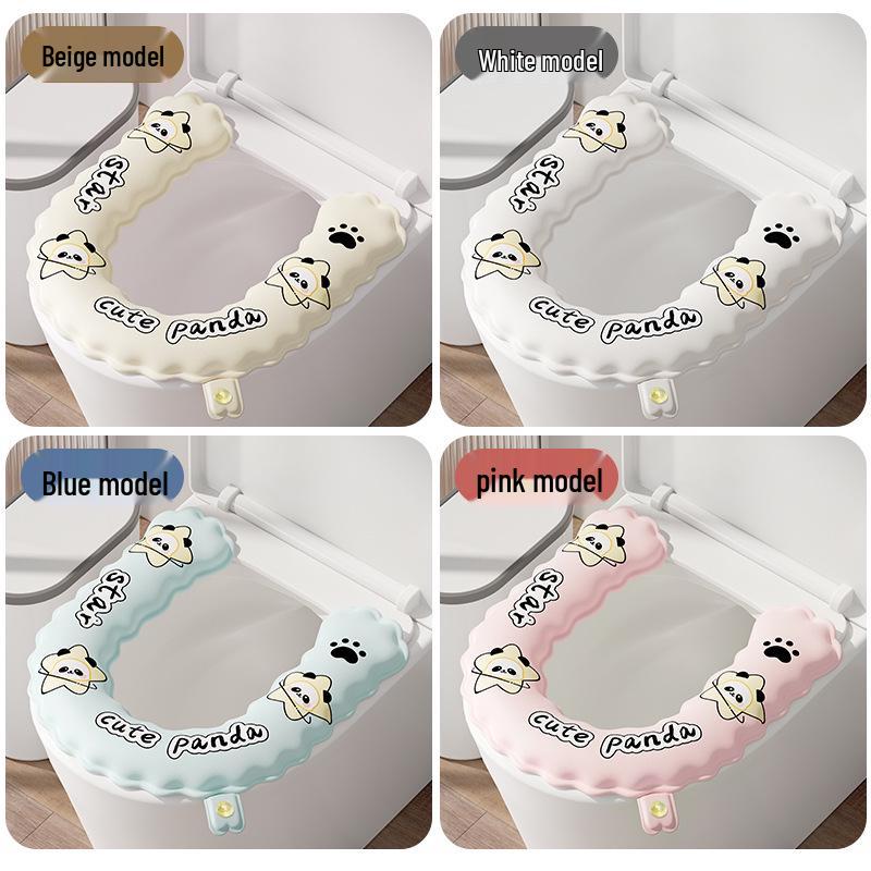 

2025 Waterproof EVA Toilet Seat Cushion: Universal for All Seasons Random Color - No Fragrance Box