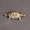 Vintage Brass Turtle Statue Metal Animal Sculpture Home Office Decoration Tea Tasting Pet Crafts