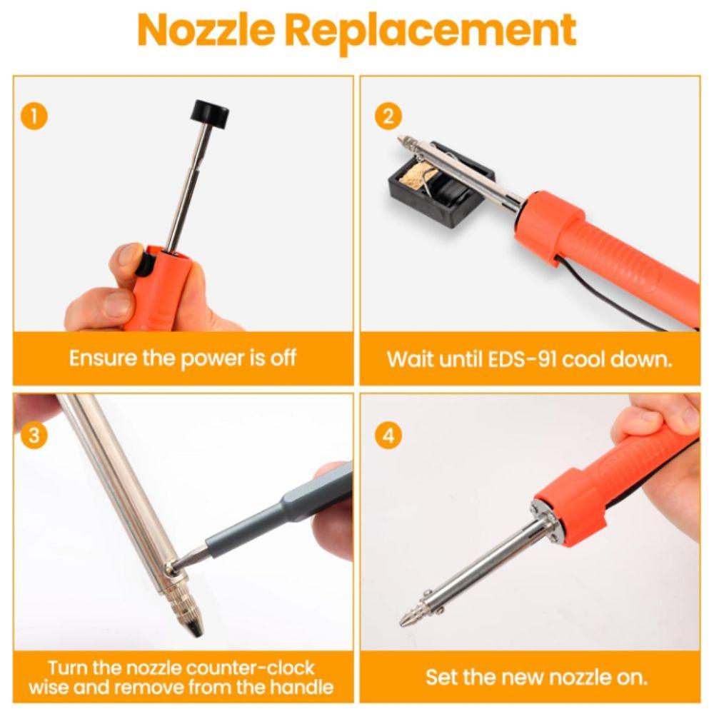 220V Welding Desoldering Pump 36W Soldering Sucker Welding Tool Soldering Iron Pen  DIY Welding