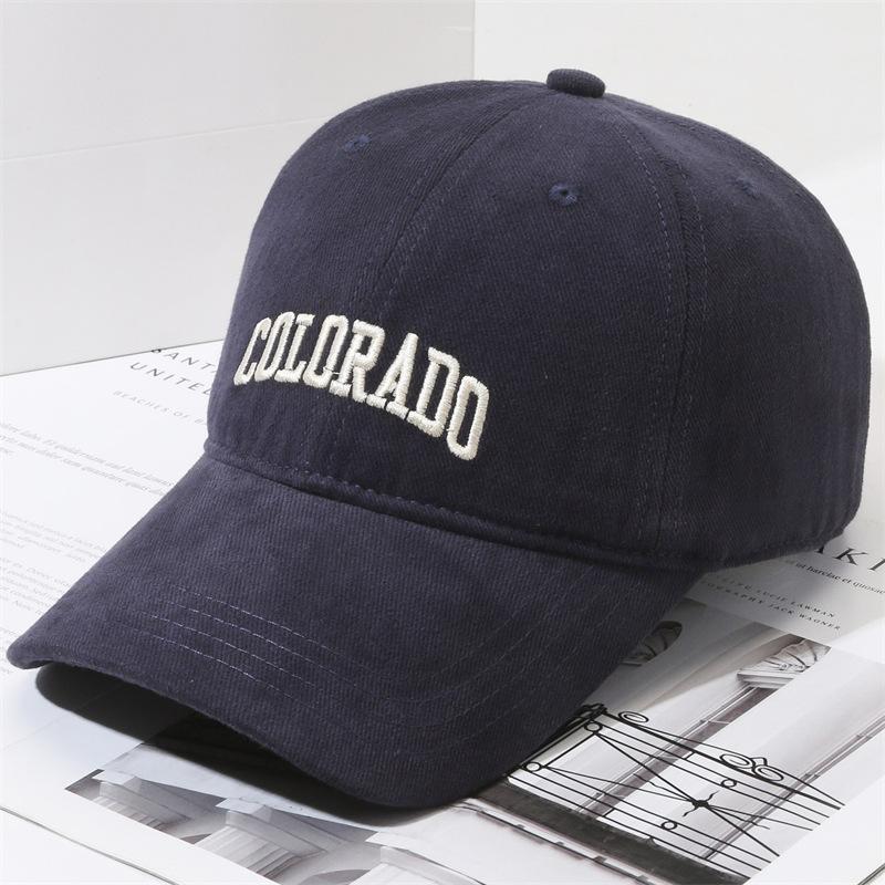 New Men's Baseball Cap Women's Deep Top Wide Brim Big Head Circumference Cap Showing a Small Face Sun Protection Versatile Sun Hat