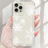 Winter Golden Snowflake Print Clear Phone Case for Xiaomi Mi Poco M6 X6 X3 Pro 5g Poco M6pro 4g Shockproof Soft Silicone Cover