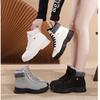 Velvet Martin Boots for Girls Winter High Top Warm Cotton Shoes Snow Boots