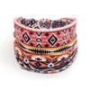 European American Women's Hair Band African Print Pattern Wide Edge Elastic Knot Sports Yoga Headband Women's Headwear Hair