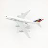 Aircraft Model with Landing Gear Display 1:400 Scale B747 Philippine Airlines 16CM Alloy Metal Model Aircraft Plane Simulation A