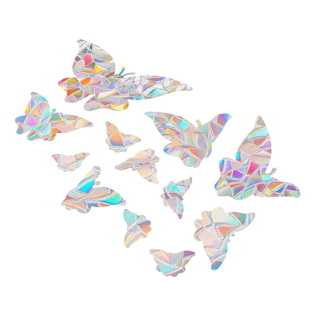 Brightening Room Bird Protection Anti-Collision Decal Bird Safety Stickers Effortless Sticking High-Quality PVC