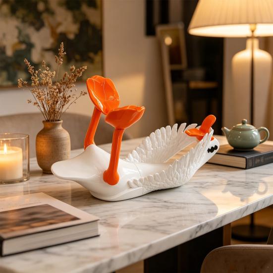 Goose Wine Bottle Holder, 3D Printed Decorative Wine Rack, Practical Versatile Decorative Ornament, for Home Kitchen Bar Office Countertop