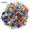 144PCS Pokemon Figure Toys, Blind Box Anime Pikachu Action Figure Model, Ornament Decoration, Collectible Toys, Christmas Gifts