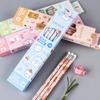 10Pcs Graphite Pencil Set Korean Kawaii Stationery Pencils For Children School Writing Drawing Art Supplies