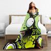 Invaders Zims Alien Cartoon Blanket Quality Warm Soft  Throw Blanket Winter Picnic Couch Bed Fluffy Bedspread