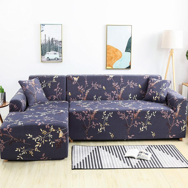 Elastic All-Inclusive Non-Slip Sofa Cover Sofa Slipcover Solid Color