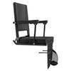 Stadium Seat, Portable Bleacher Seat with Armrest, Back Support and Thick Cushion, Bench Chair for Bleacher Includes Shoulder Strap, Hooks, Cup