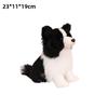 Sheepdog Plush Toys Border Collie Stuffed Doll Simulated Dog Toys Hobbies Collection Home Decor Toys Creative Birthday Gifts