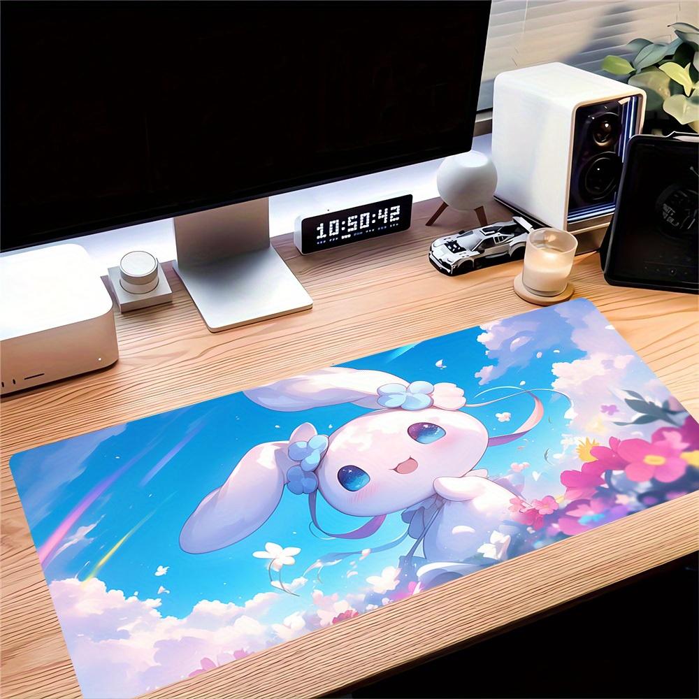 1pc Cinnamoroll Flowers SkyComputer Pad with Vibrant Game Machine Print, Mouse Pads for Desk0515024