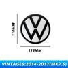 1pc Original Replacement Version Car Front Grille Emblem SS7 Cover/Rear Trunk Lid Badge For VW GOLF 7.5 2018-2021 MK7 2014-2017