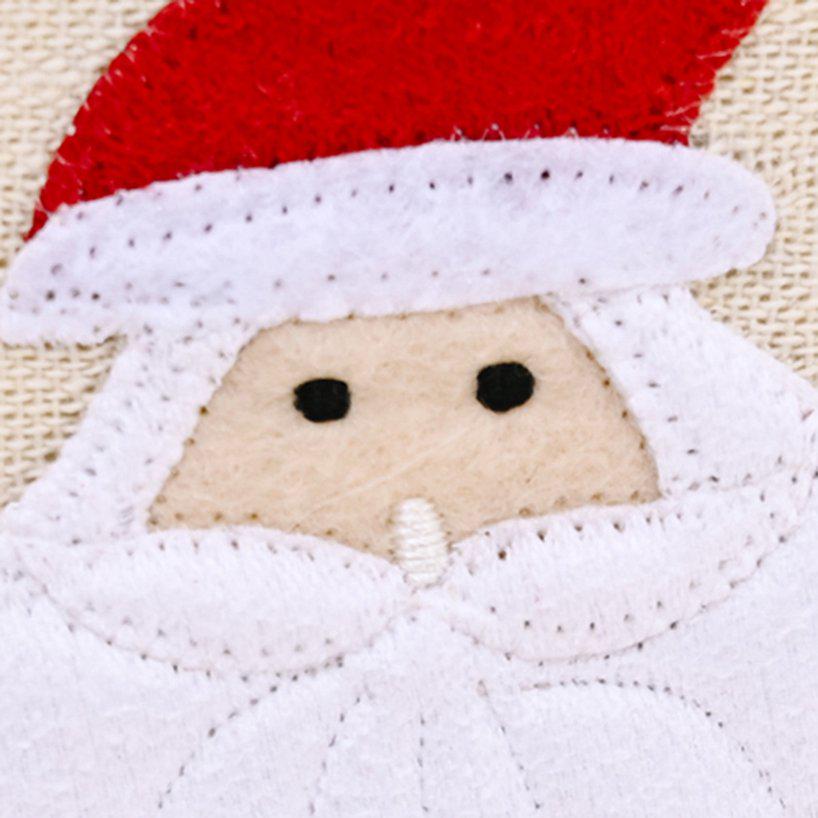 Cartoon Table Mat Tableware Pad For Xmas Rectangle Holiday Kitchen Christmas Decoration