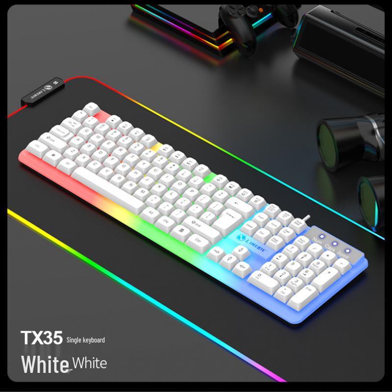 Russian Arabic Wired Luminous Gaming Keyboard & Mouse Set