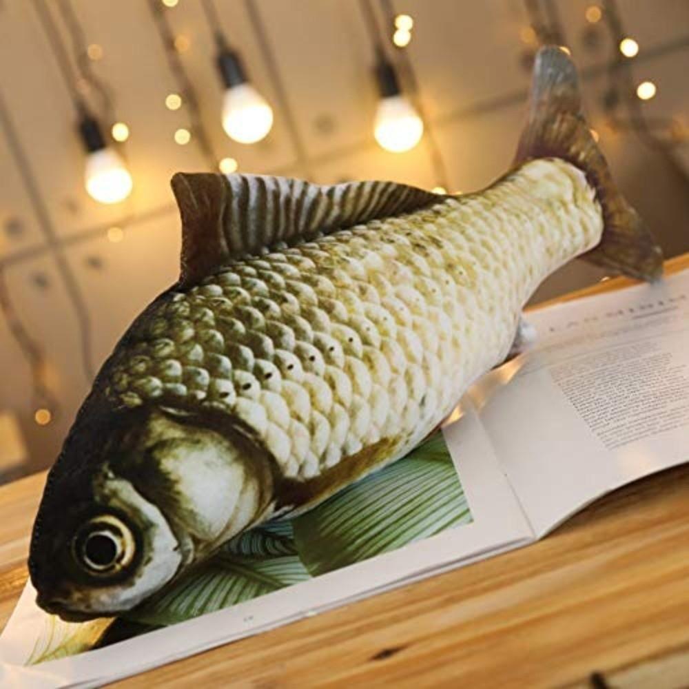 Soft Material Fish Plush Toy 3D Giant Fish Cushion Pillow Carp Plush Pillow  Home Decoration