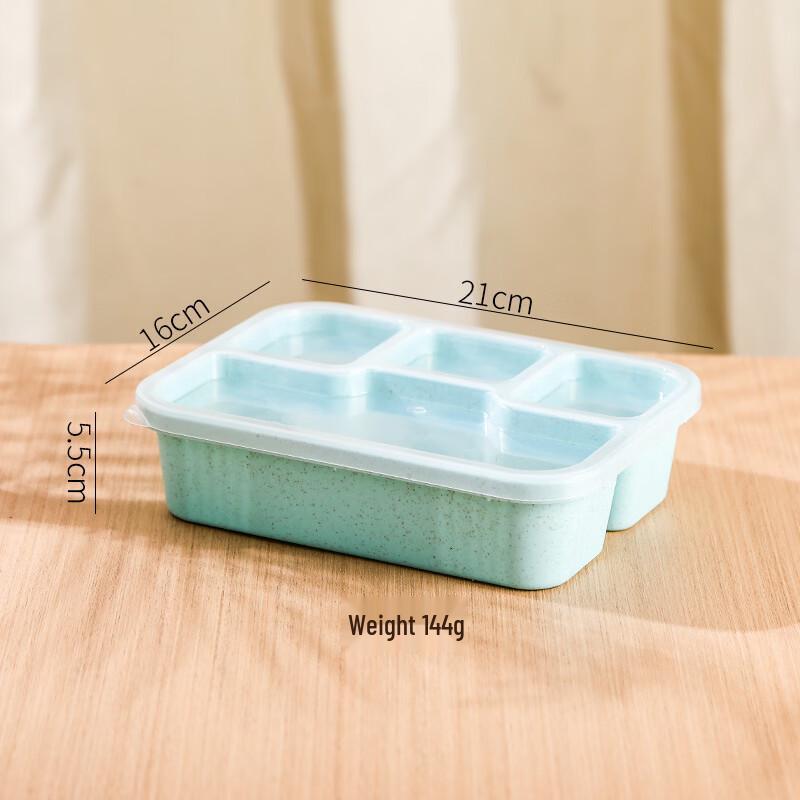 YUNLUAN Wheat Straw Partitioned Bento & Lunch Boxes