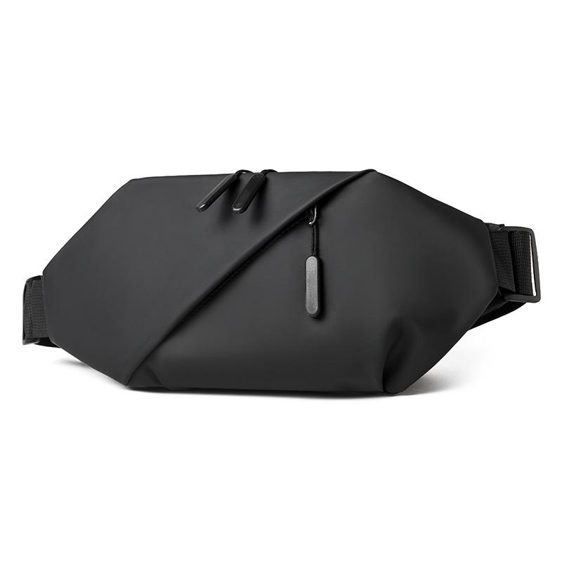 

Men s new breast bag, messenger bag, men s small bag, shoulder bag, waist bag, casual small satchel. чёрный