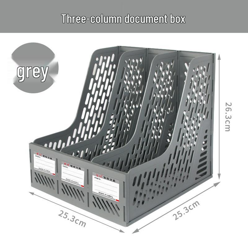 Four-Tier Desktop File Organizer with Storage Trays for Office Supplies