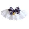 Pet Collar Lace Edge Decorating Fashion Pet Bibs Scarf Handcrafted Wreath Accessories for Outside