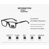 Photochromic 0~+400 Reading Glasses Square Anti Radiation Glasses for Women Men Anti Blue Light Eyeglasses