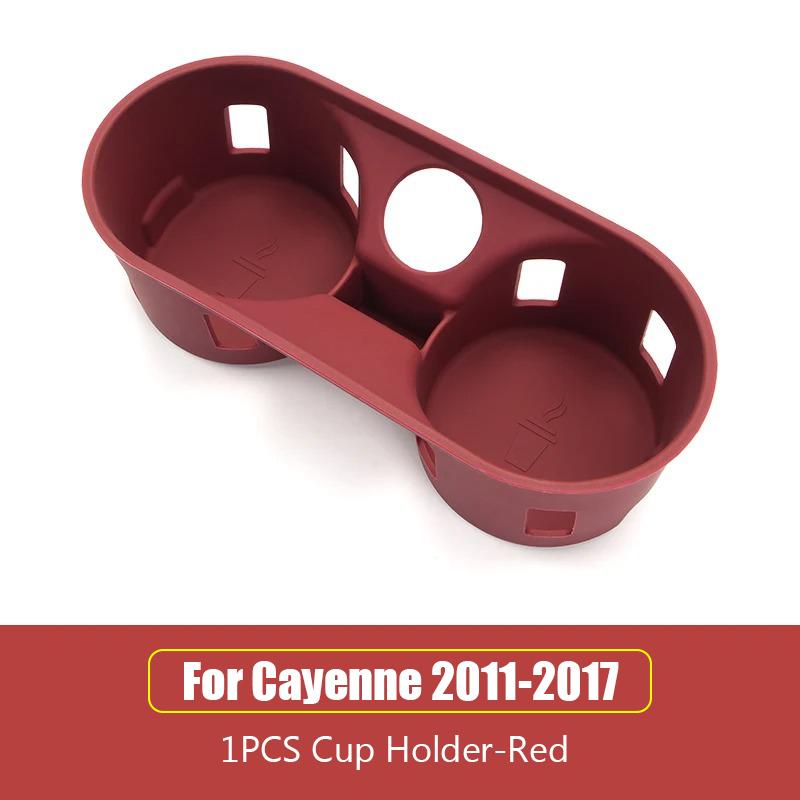 Car Cup Holder For Porsche Macan Cayenne Center Console Bottle Holder Insert Anti Slip Drink Storage Organizer Auto Accessories