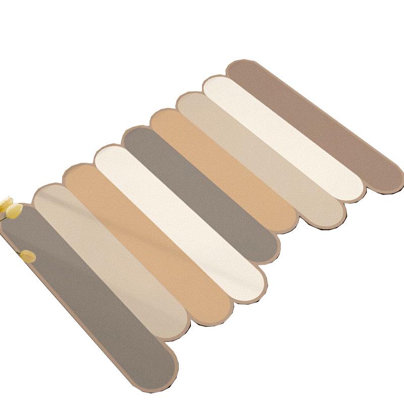 Quick-Dry, Non-Slip Absorbent Bathroom Mat - Customizable & Easy to Clean.