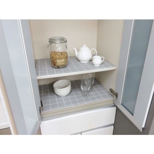 Towa Sangyo Kitchen Cabinet Sheet, Gray, Approx. 45 x 360cm, Kitchen Cabinet Cover Sheet, Insect Repellent, Deodorizing, Antibacterial, and Anti-Mold,