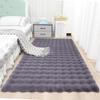 Plush Faux Rabbit Fur Bedroom Rug - Soft Tatami Full Coverage for Girls