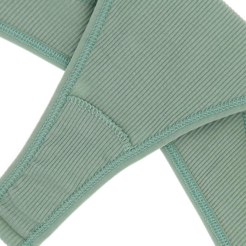 Bragas sin costuras para mujer, Tanga Sexy de cintura baja, Bikini Simple de algodón acanalado, ropa interior deportiva transpirable con cordón G