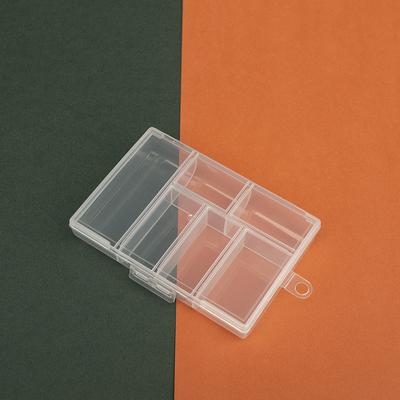 6 Slots Jewelry Tool Box Organizer Storage Beads Jewelry Box Fashion Plastic Packaging Gift Earring Ring Box For Jewerly