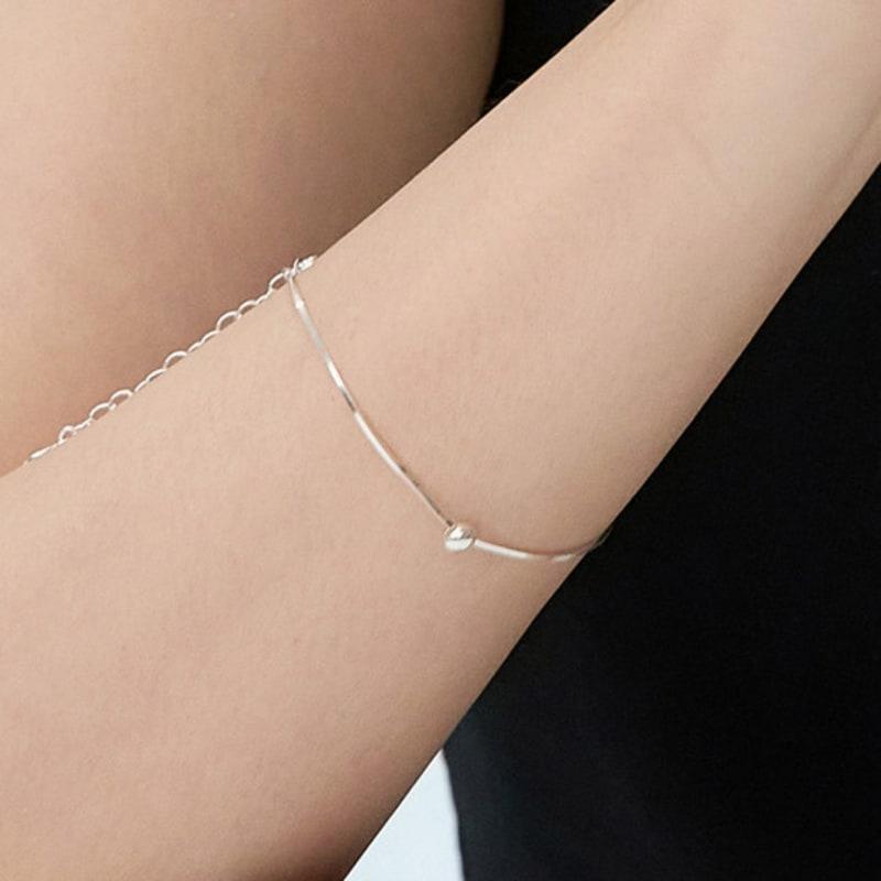 

dmoment (925Silver) Still Flow Bracelet Silver