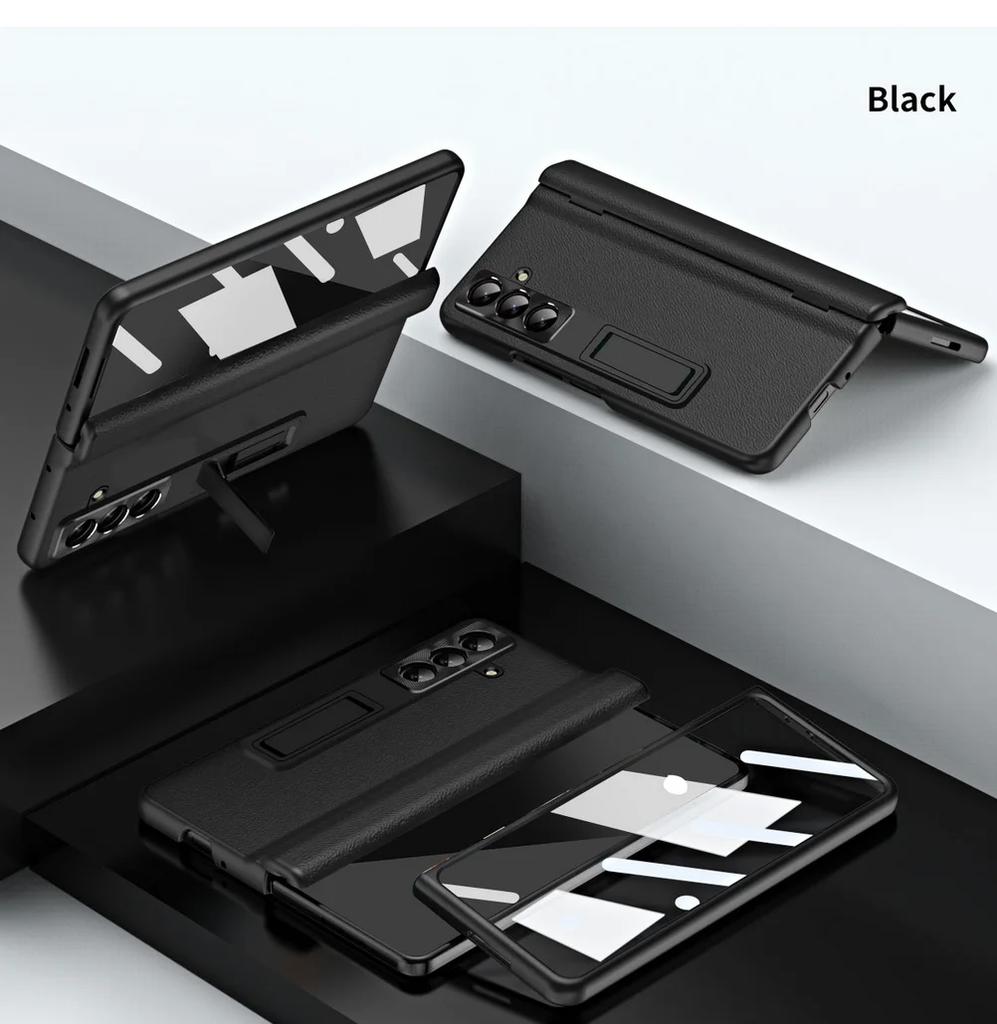 Πολυτελής Επαγγελματικός Αόρατος Ρυθμιζόμενος Στήριγμα Φιλμ από Γυαλί Tempered Θήκη Τηλεφώνου για Samsung Galaxy Z Fold 7 6 5 4 3 Προστατεύει το Πίσω Κάλυμμα