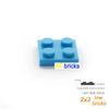 20Pcs  MOC Parts 3022 94148 Plate 2 X 2 Compatible Bricks DIY Assmble Building Blocks Particle Kid Puzzle Brain Toy Birthday Gif