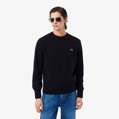 [lacoste] Men's Worsted Crewneck Sweater AH2916-55N166
