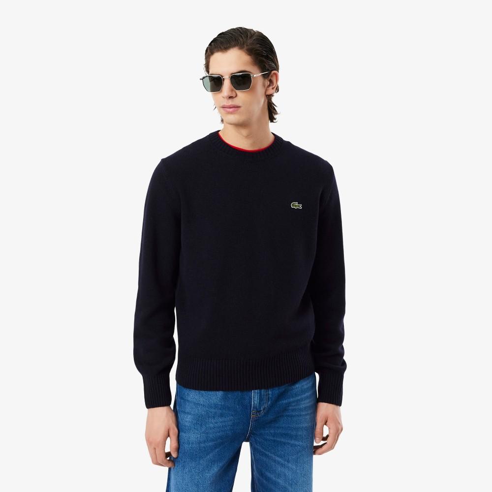 Lacoste Men's Worsted Crewneck Sweater AH2916-55N166