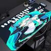 Podložka pod myš Hatsune Miku - Protiskluzová gumová základna, Hladký povrch pro práci, Hraní her, Kancelářské a domácí použití, Stolní podložka pod myš