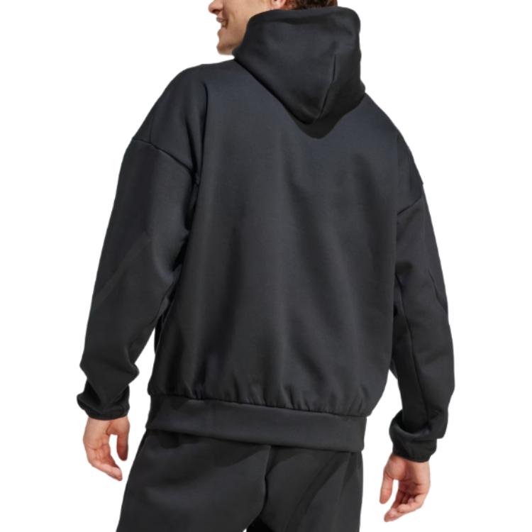 adidas Kangaroo-pocket Logo-detail Hoodie JE7537