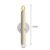 2pcs Flameless LED Taper Candles with Dusk To Dawn Sensor Electric Candle  Christmas