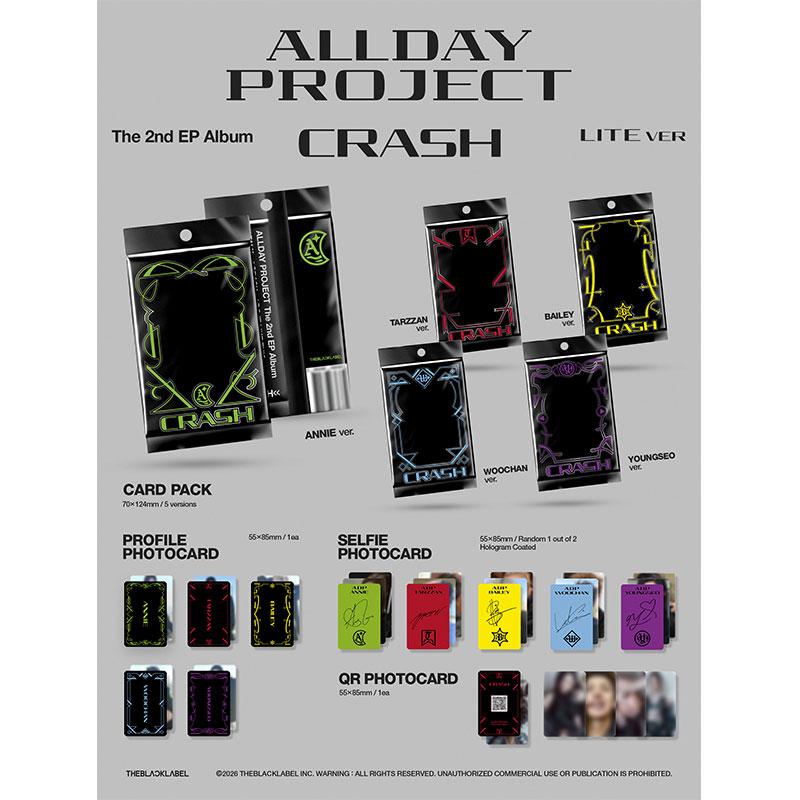 [Pre-order] ALLDAY PROJECT - The 2nd EP Album [CRASH] LITE Ver.